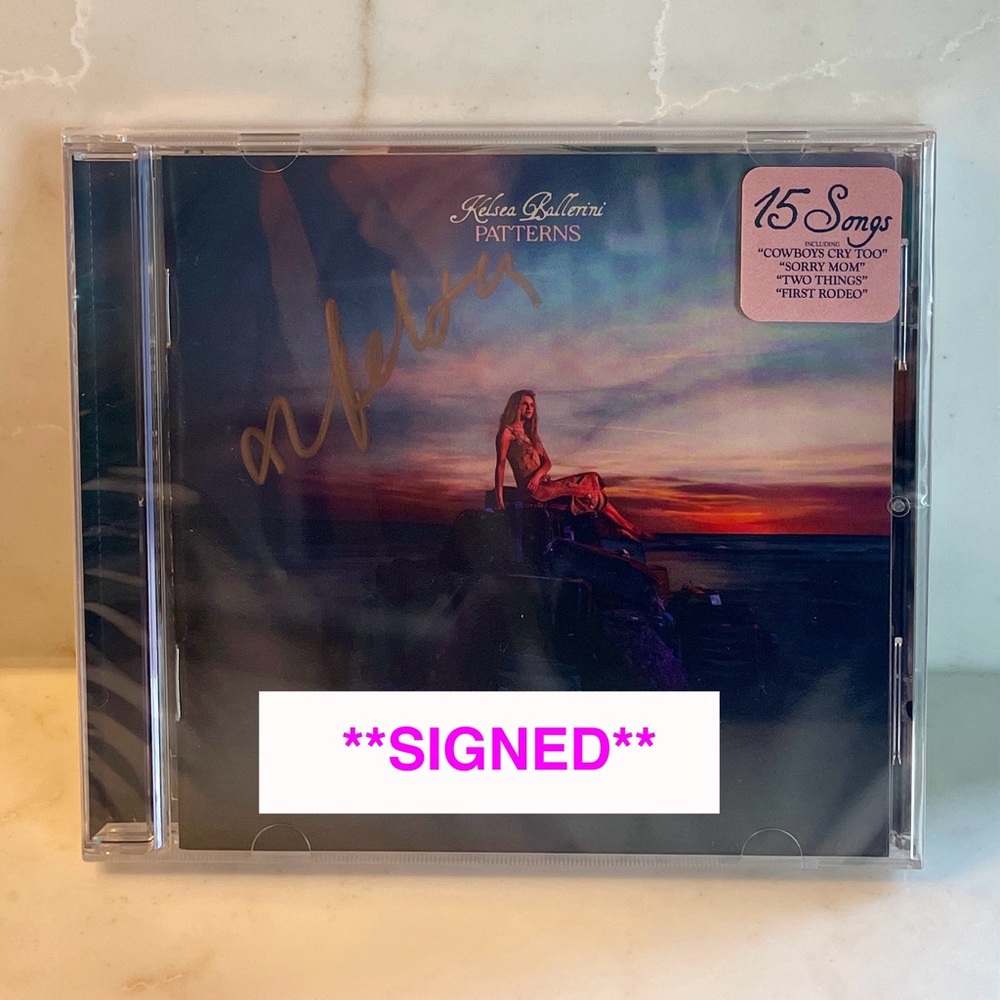 Signed & Sealed Kelsea Ballerini “Patterns” CD